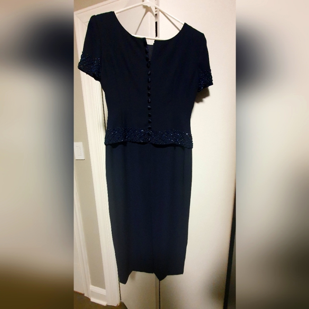 Dark blue formal dress
